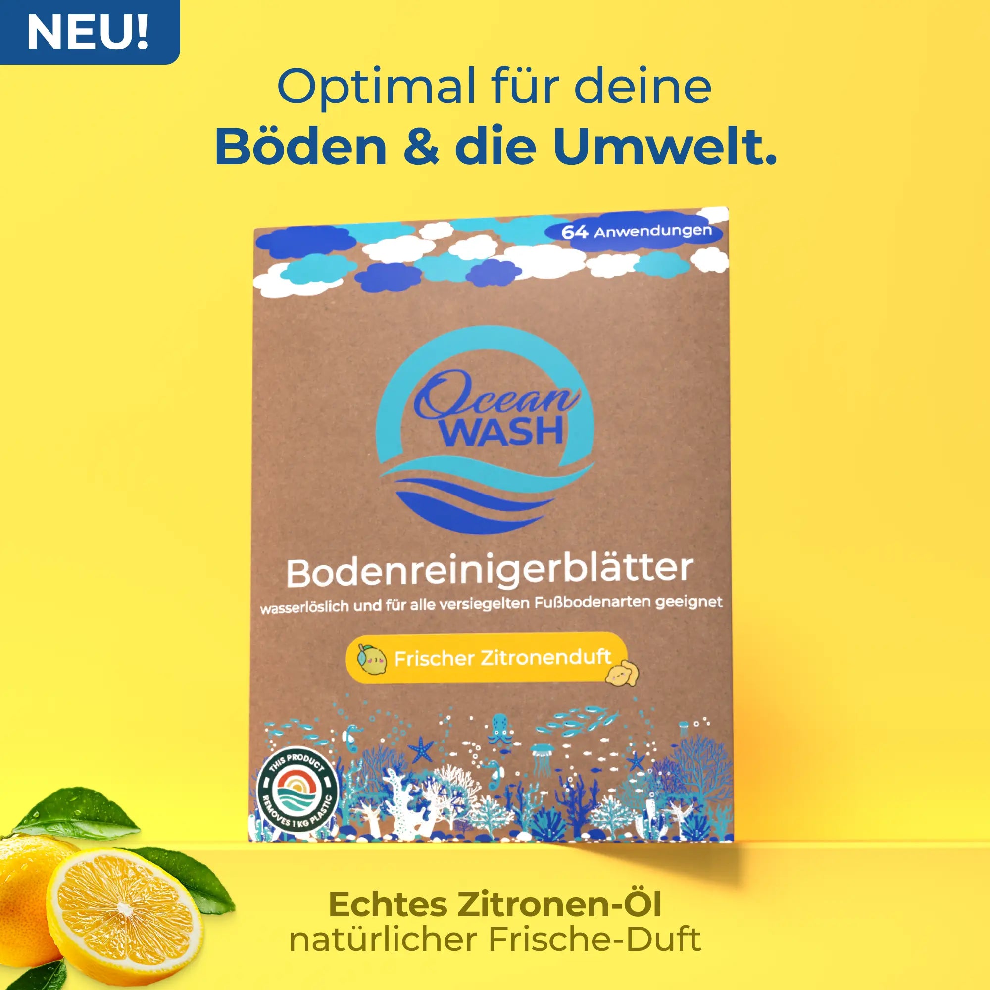 Bodenreiniger-Blätter