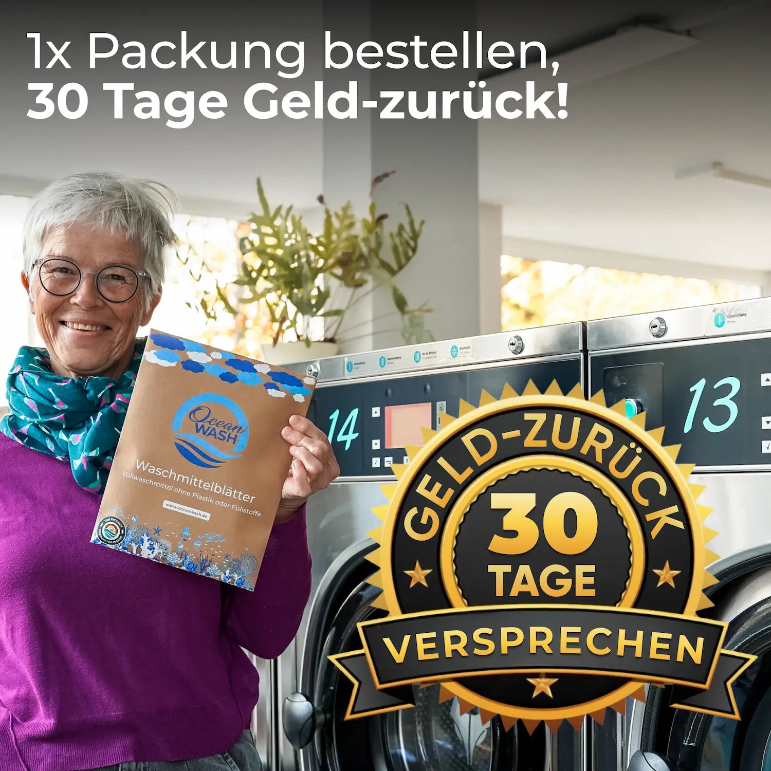 Waschmittel-Blätter Baumwollduft