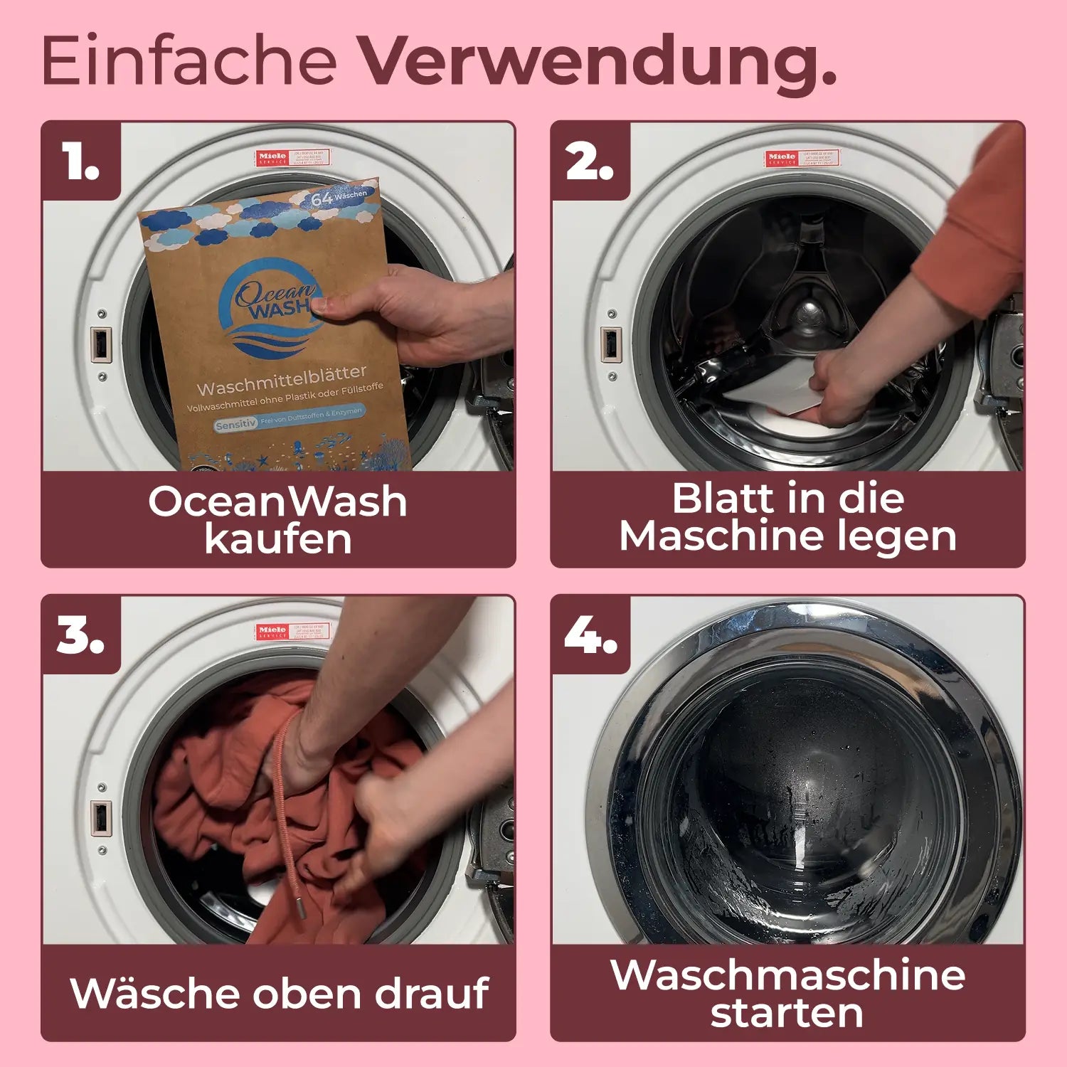 Waschmittel-Blätter Blütenduft