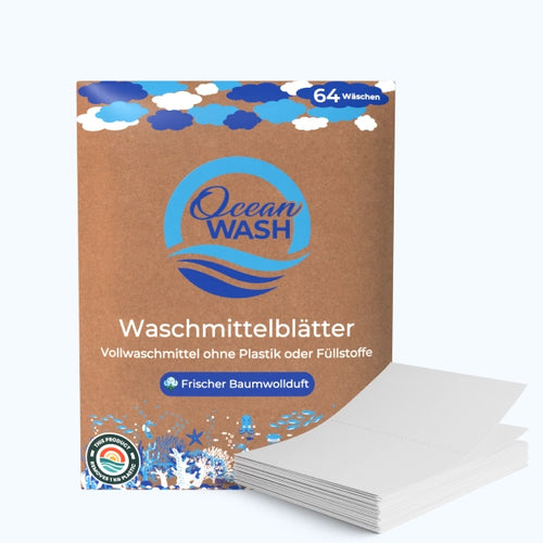 Waschmittel-Blätter Baumwollduft