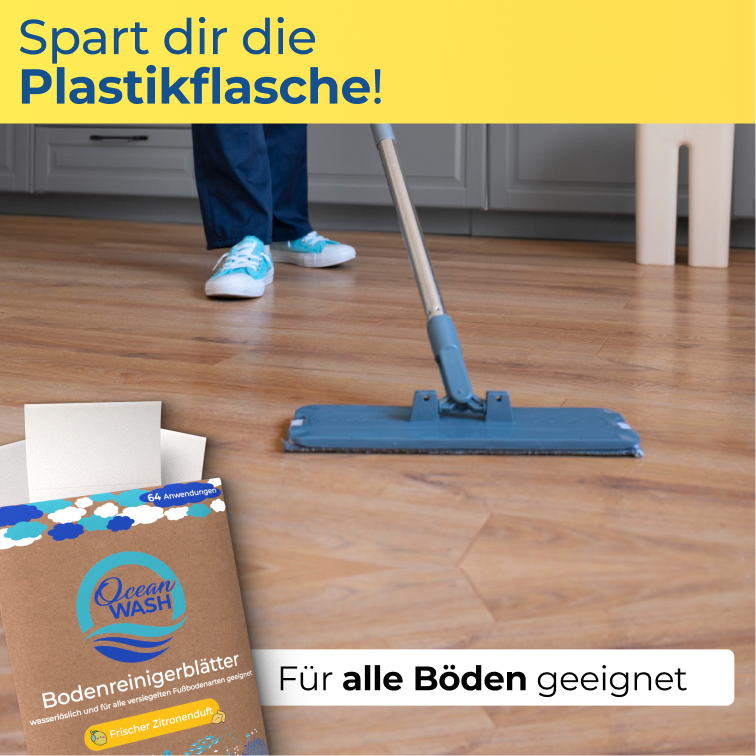 Bodenreiniger-Blätter