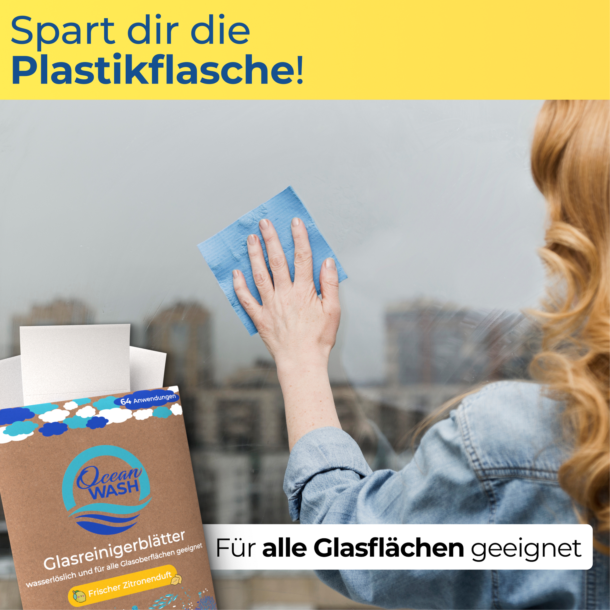 Glasreiniger-Blätter