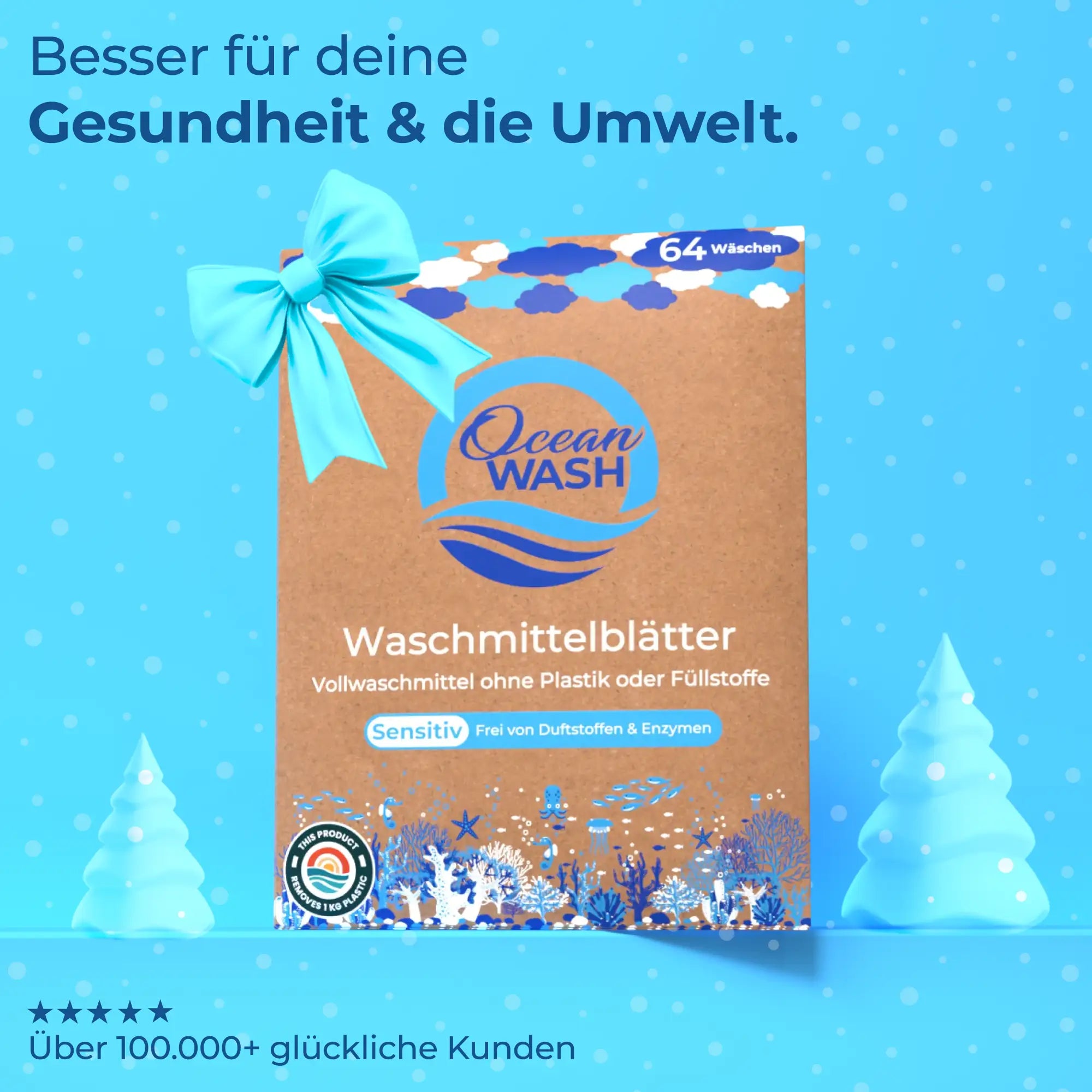 Sensitiv Waschmittel-Blätter