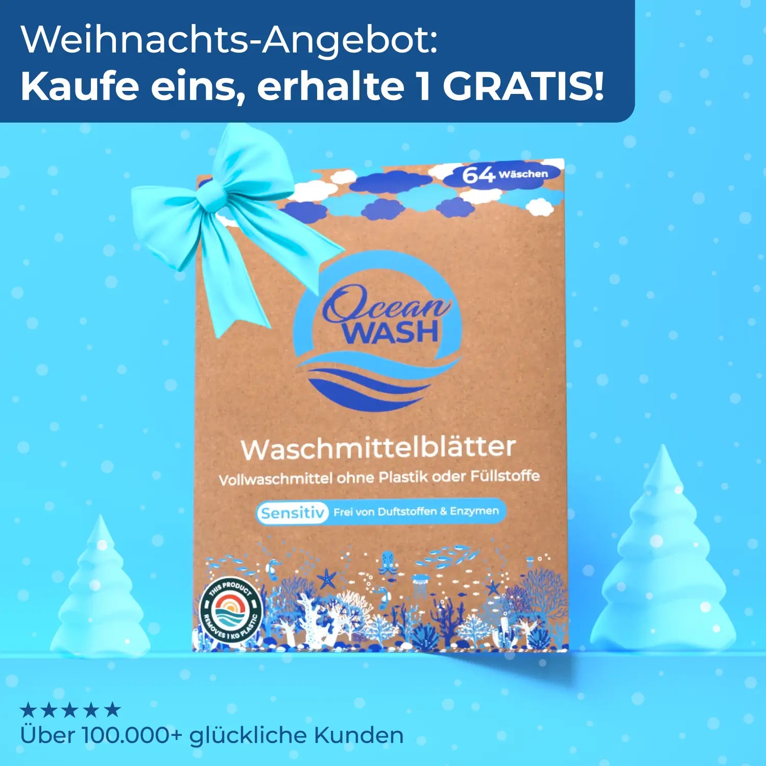 Sensitiv Waschmittel-Blätter