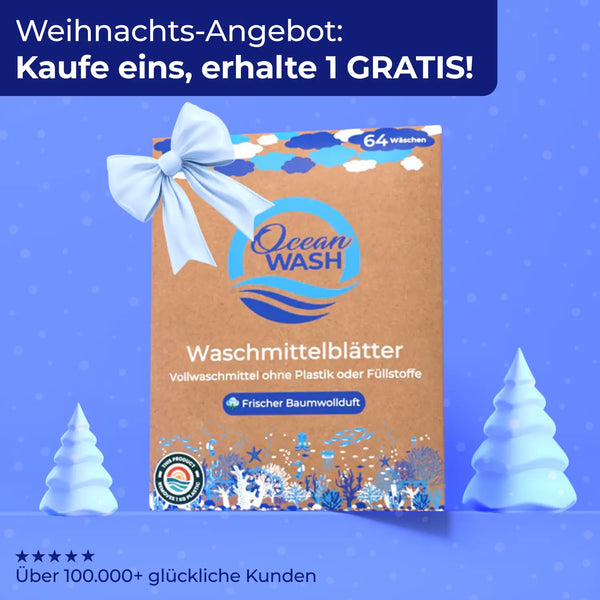 Waschmittel-Blätter Baumwollduft