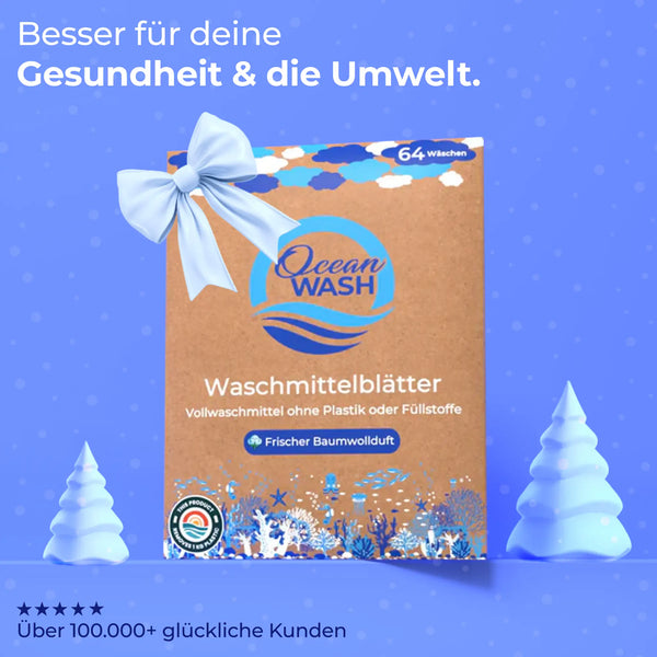 Waschmittel-Blätter Baumwollduft