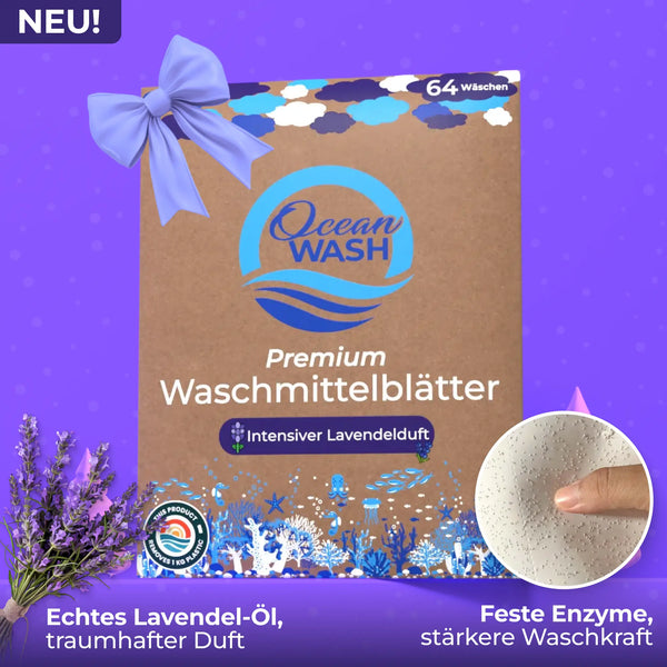 Waschmittel-Blätter Lavendel