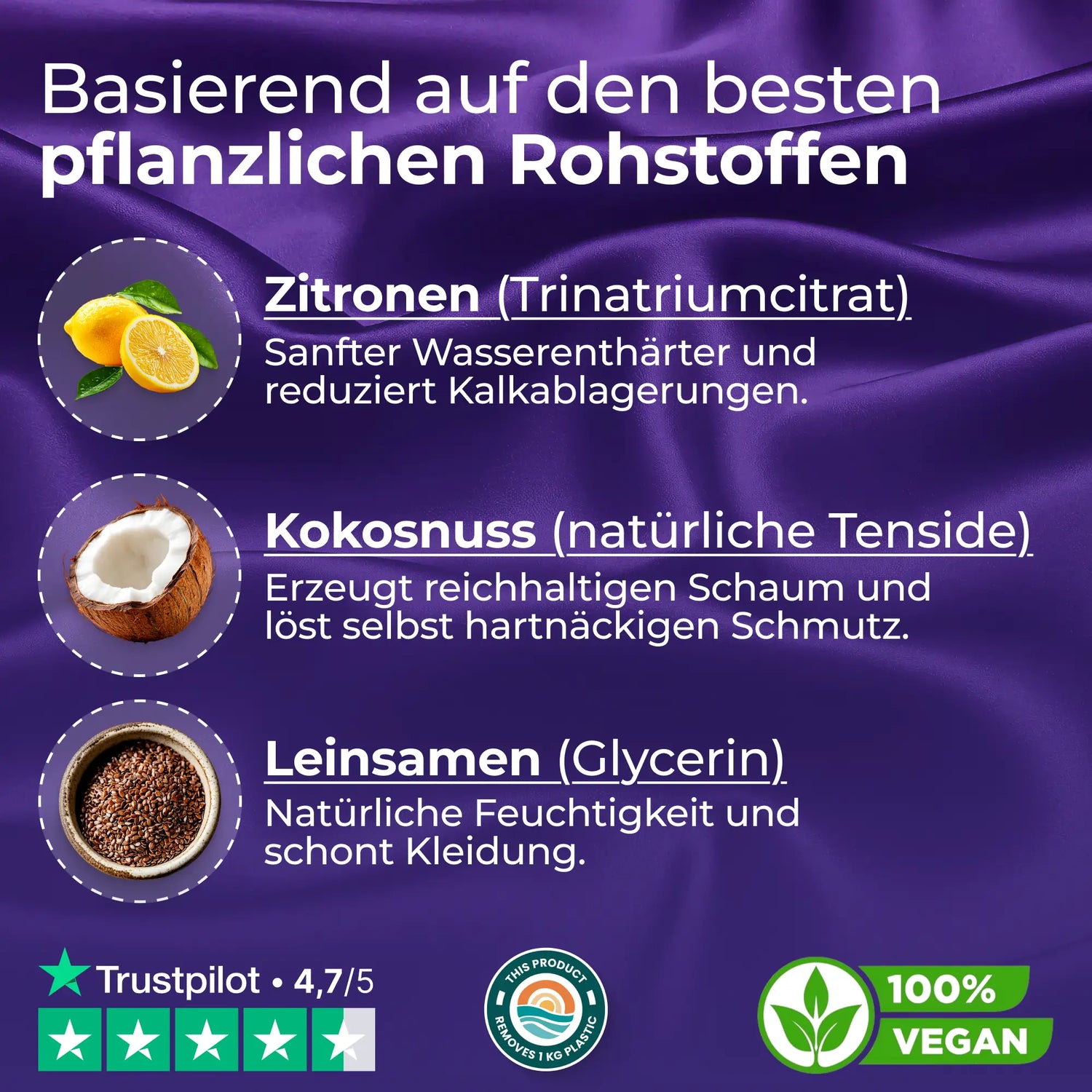 Waschmittel-Blätter Lavendel
