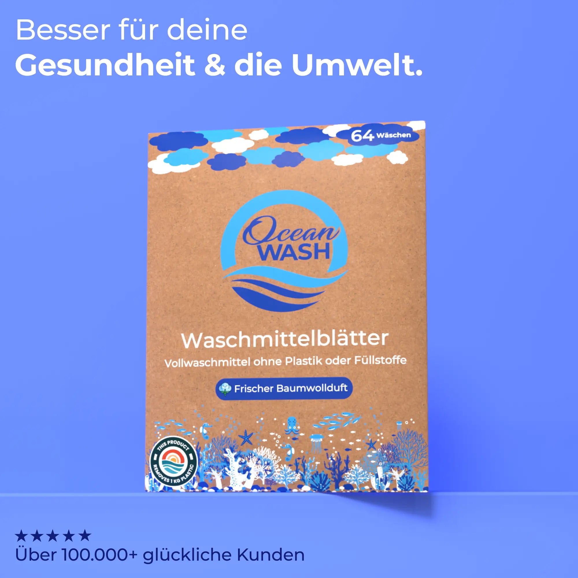 Waschmittelblätter Baumwollduft