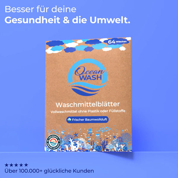Détergent en feuilles OceanWash parfum coton