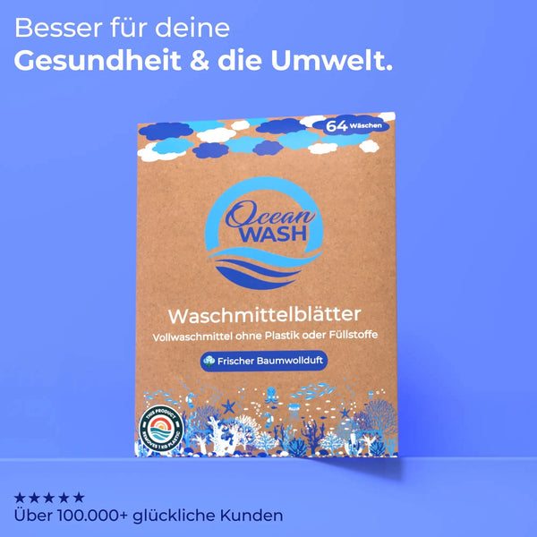 Waschmittel-Blätter Baumwollduft