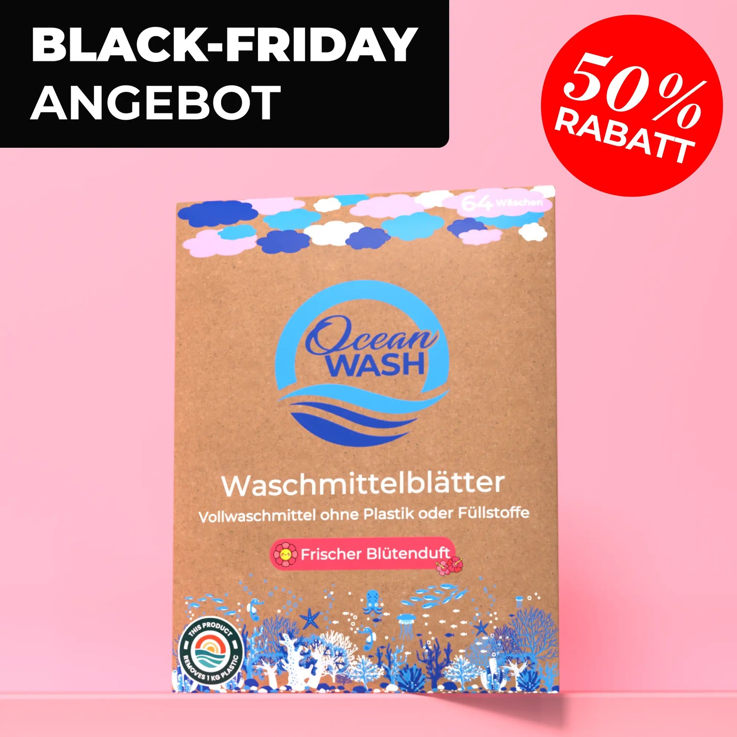 Waschmittel-Blätter Blütenduft
