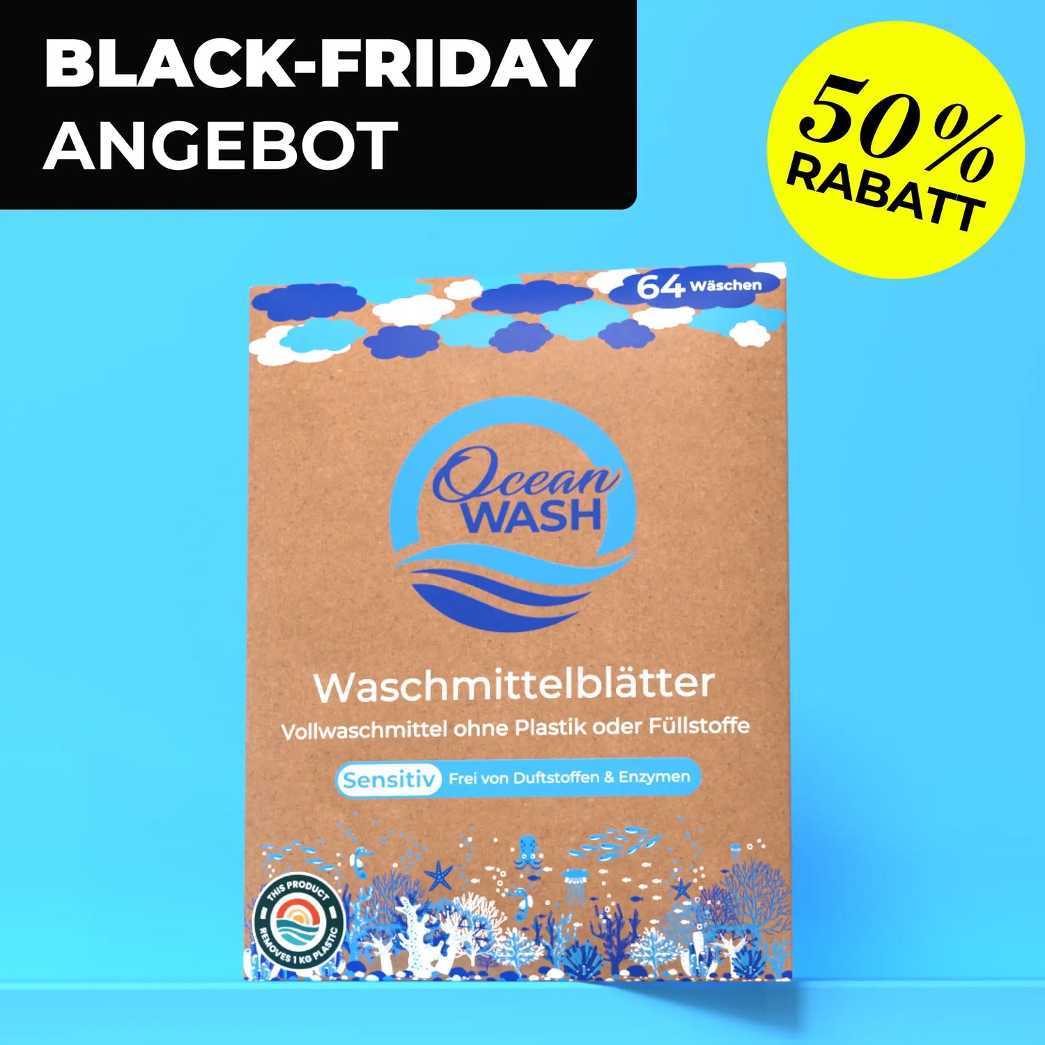 Sensitiv Waschmittel-Blätter