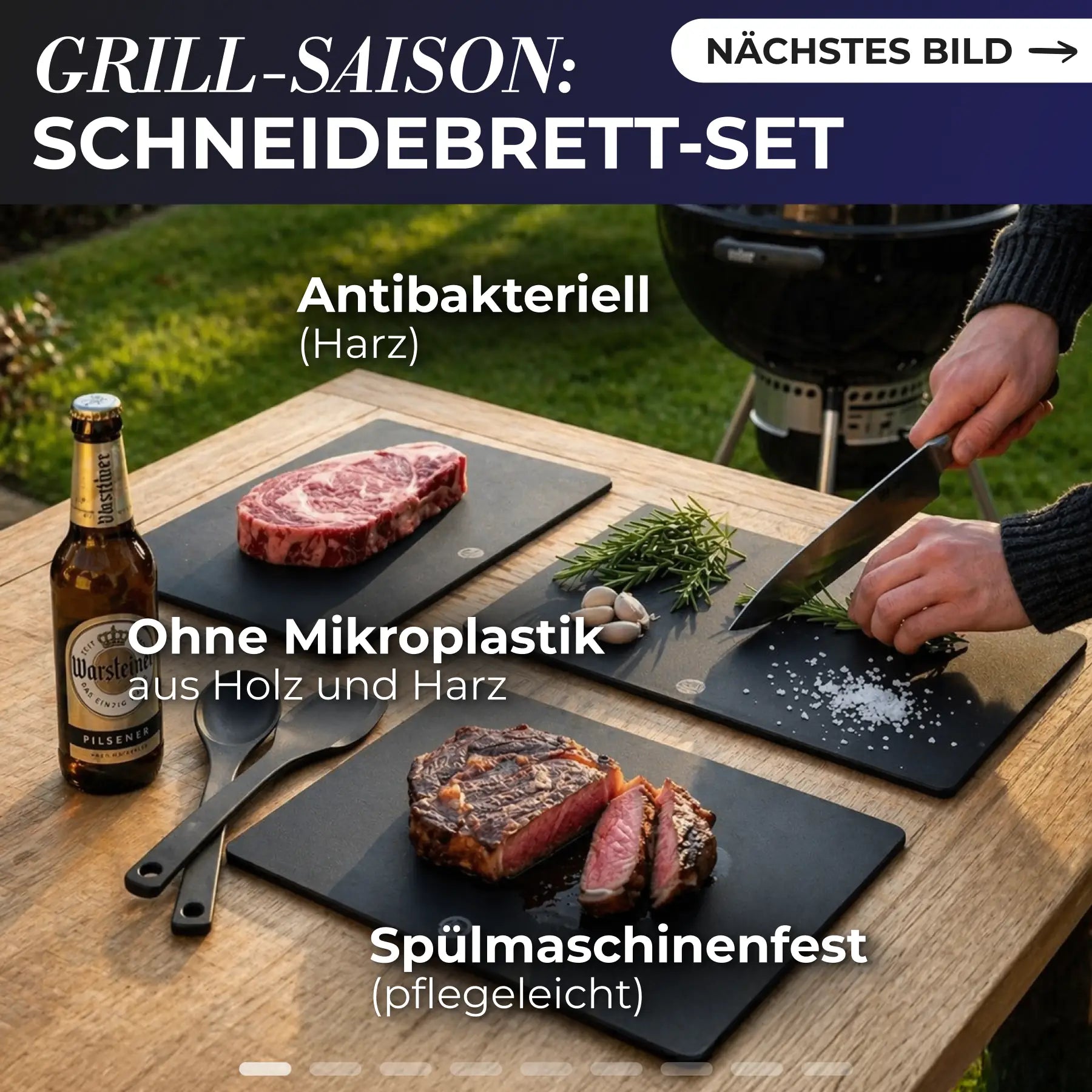 Schneidebretter-Set (Grillsaison)