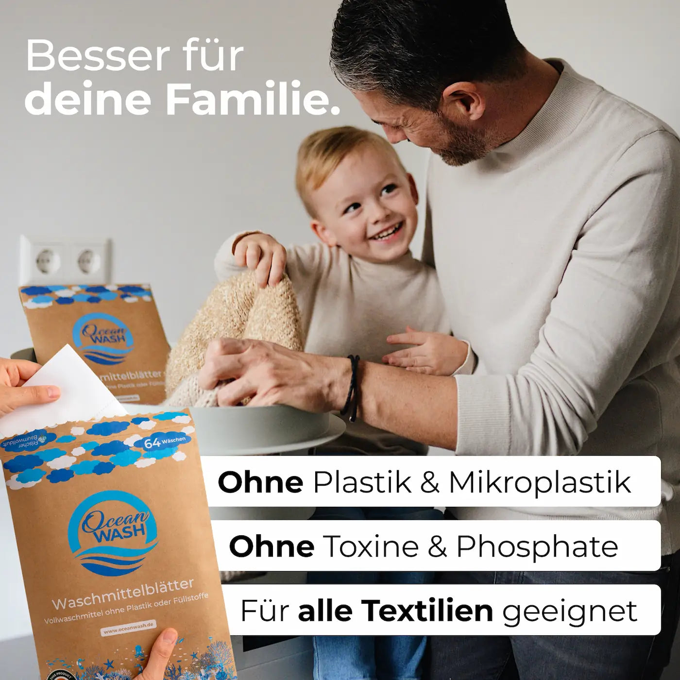Waschmittelblätter Baumwollduft