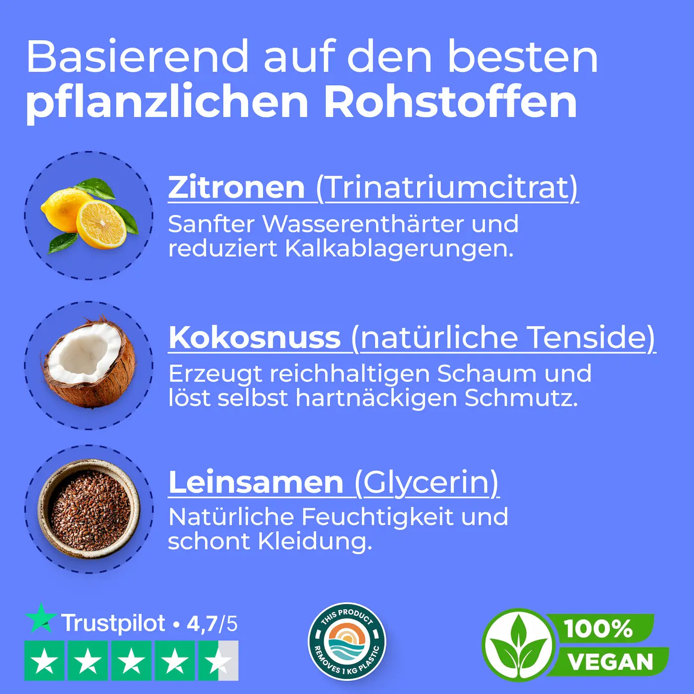 Waschmittelblätter Baumwollduft
