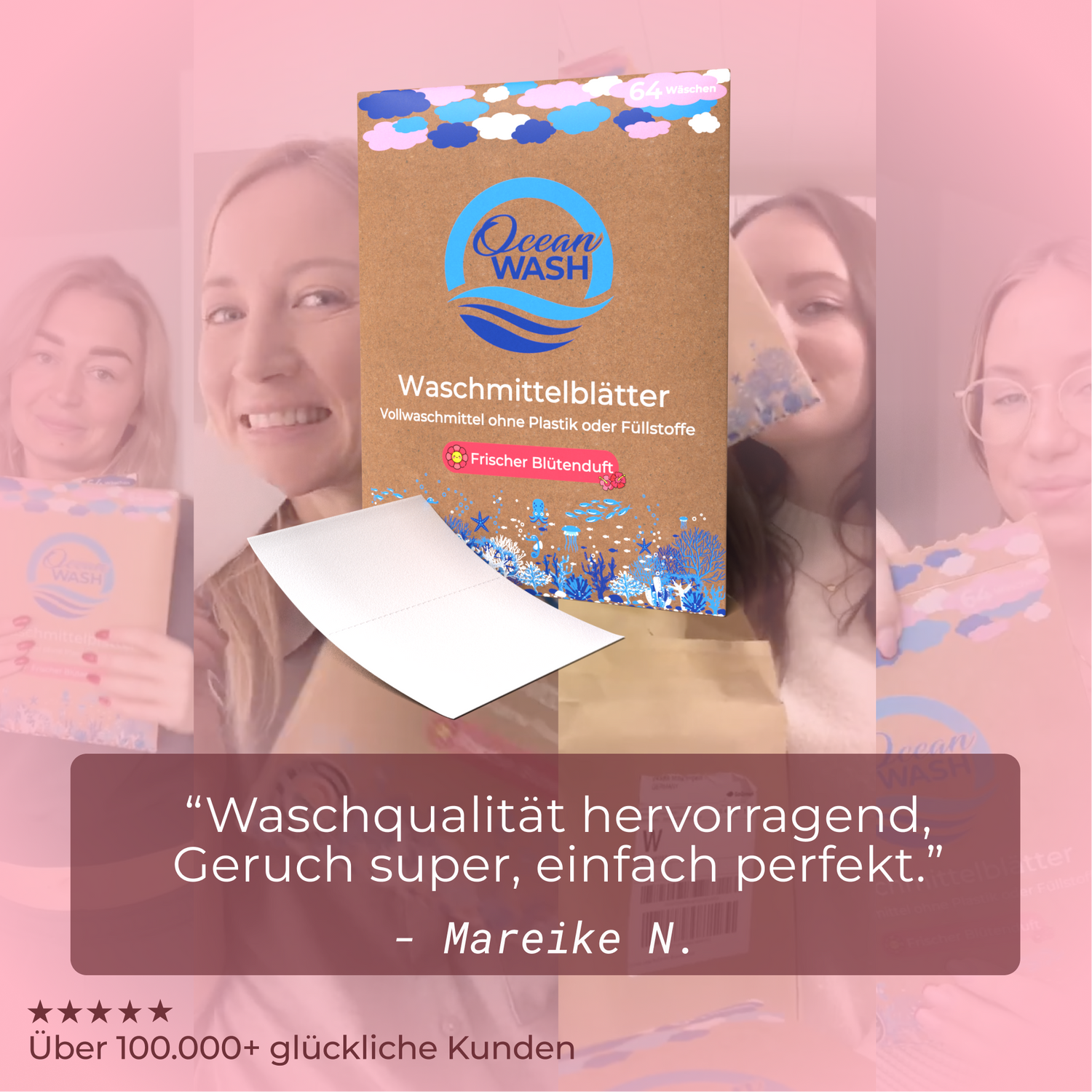 Waschmittel-Blätter Blütenduft