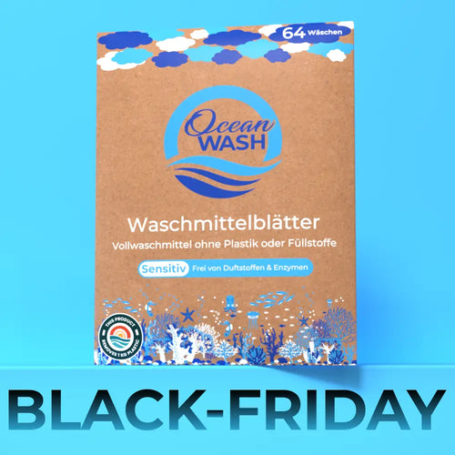 Feuilles de détergent pour peaux sensibles OceanWash 