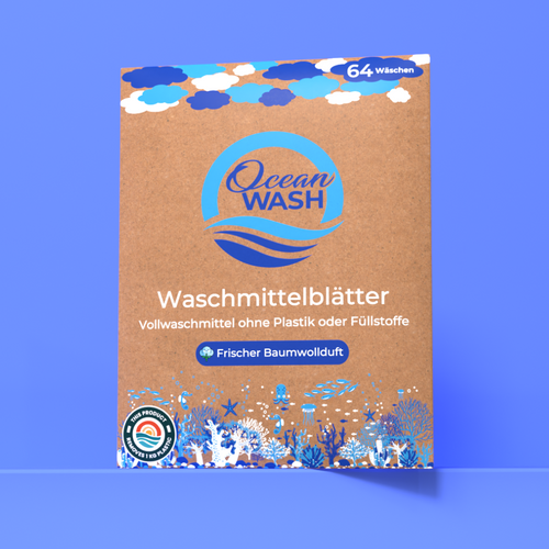 Détergent en feuilles OceanWash parfum coton