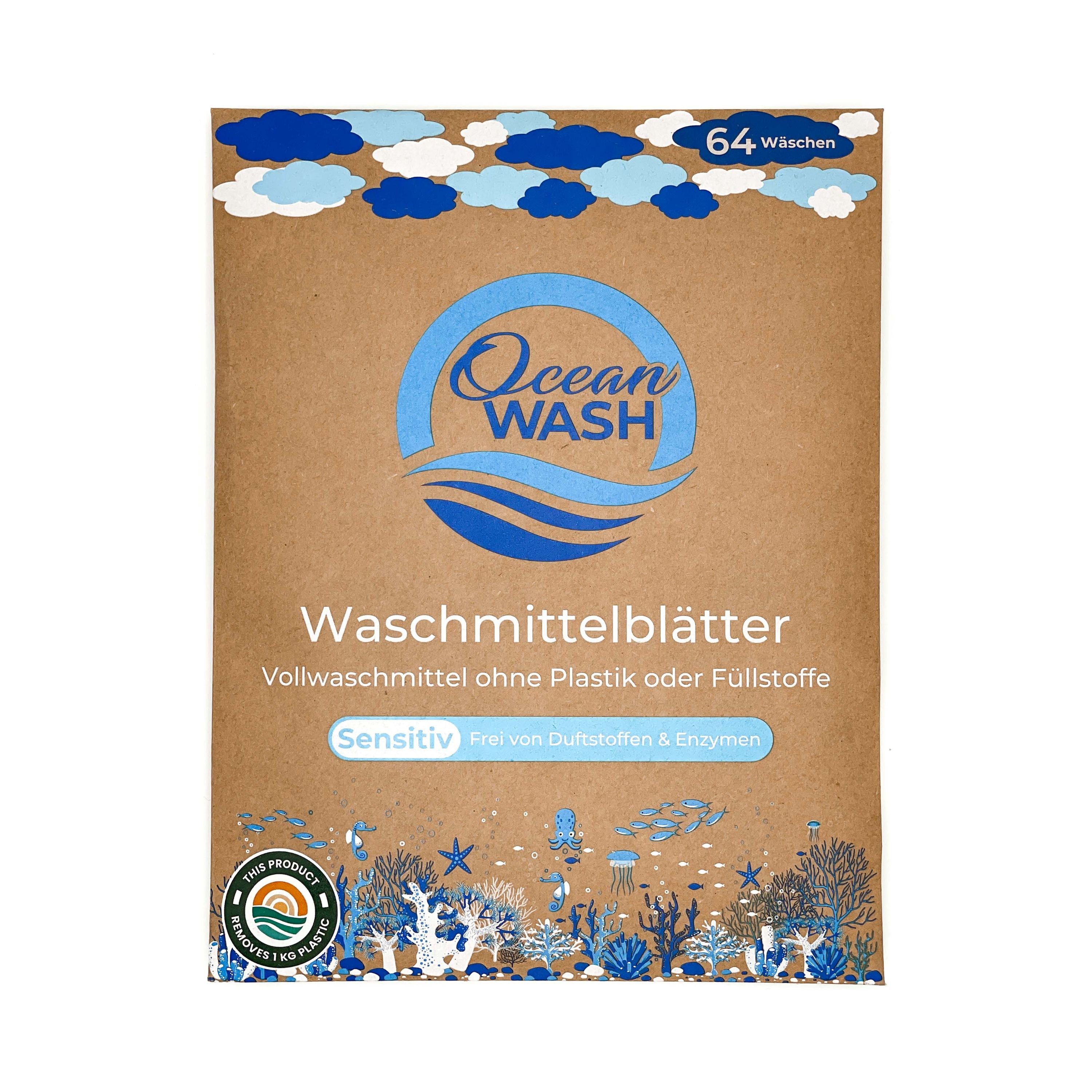 OceanWash Sensitiv Waschmittelblätter - OceanWash