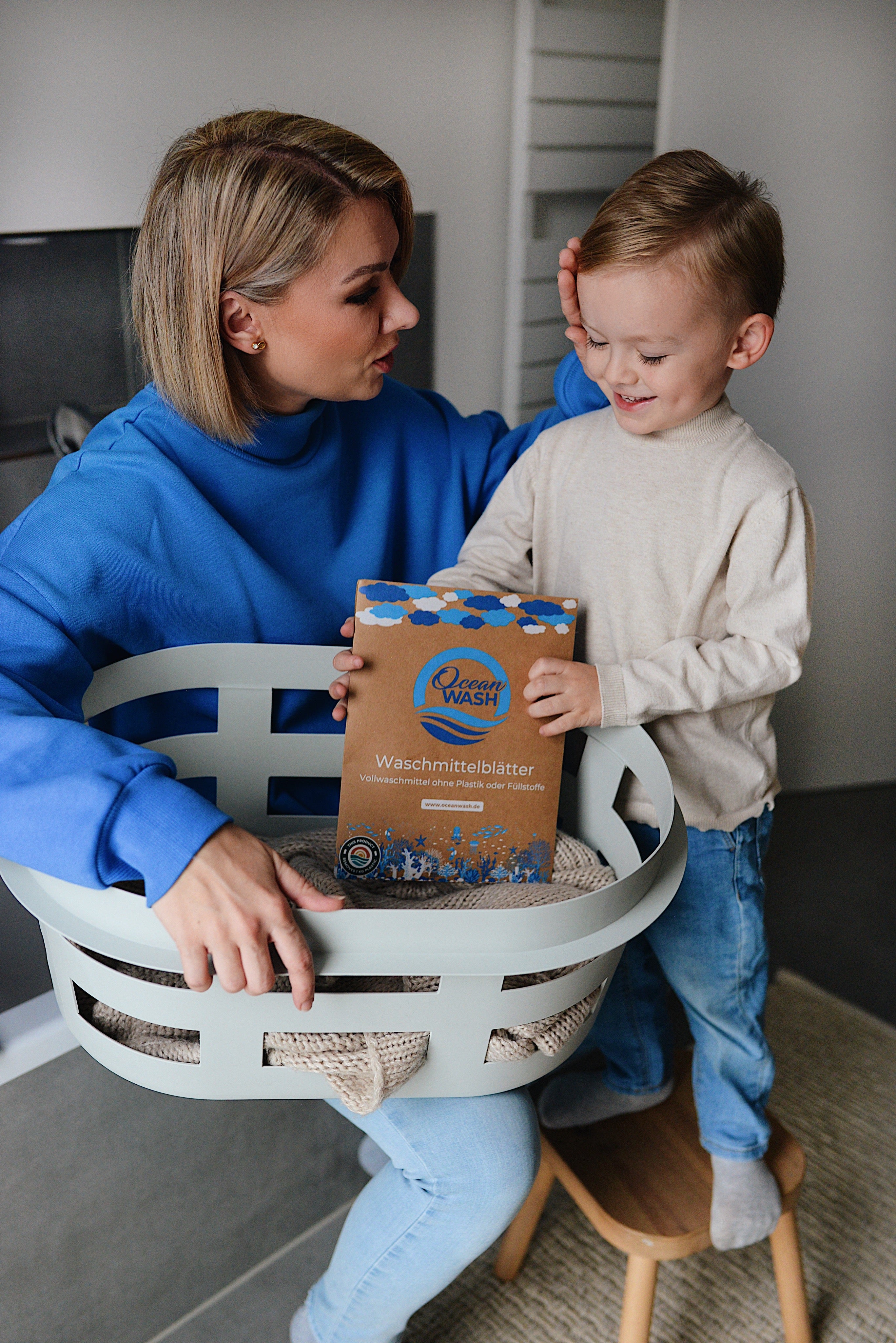 Mutter und Kind mit OceanWash – Schutz für die Familie